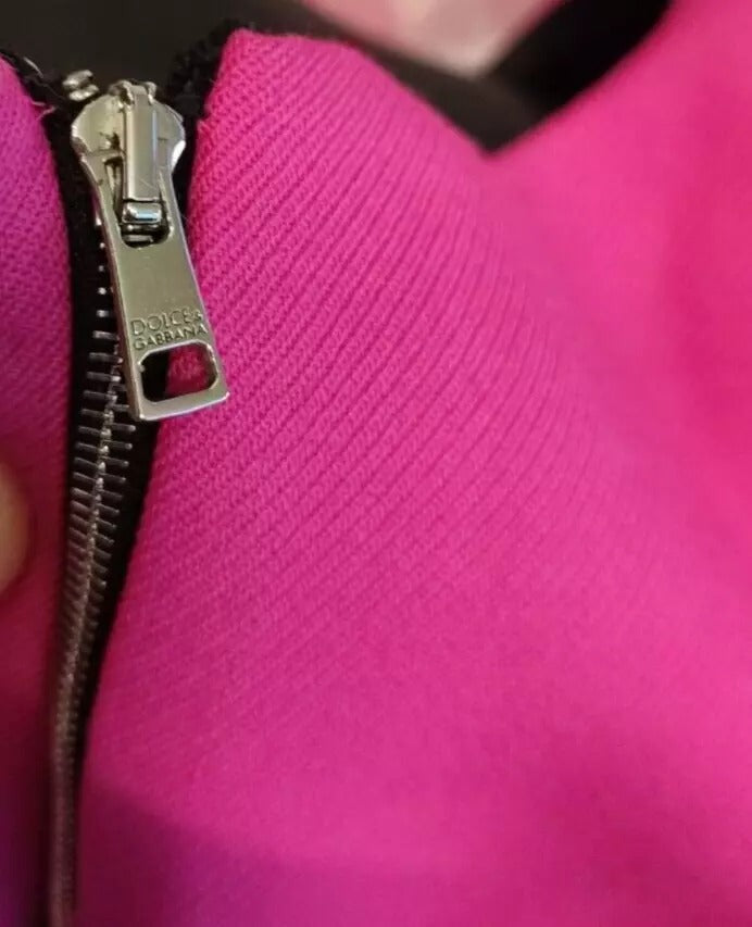 Pink Sleeveless Bodycon A-line Mini Dress Dolce & Gabbana