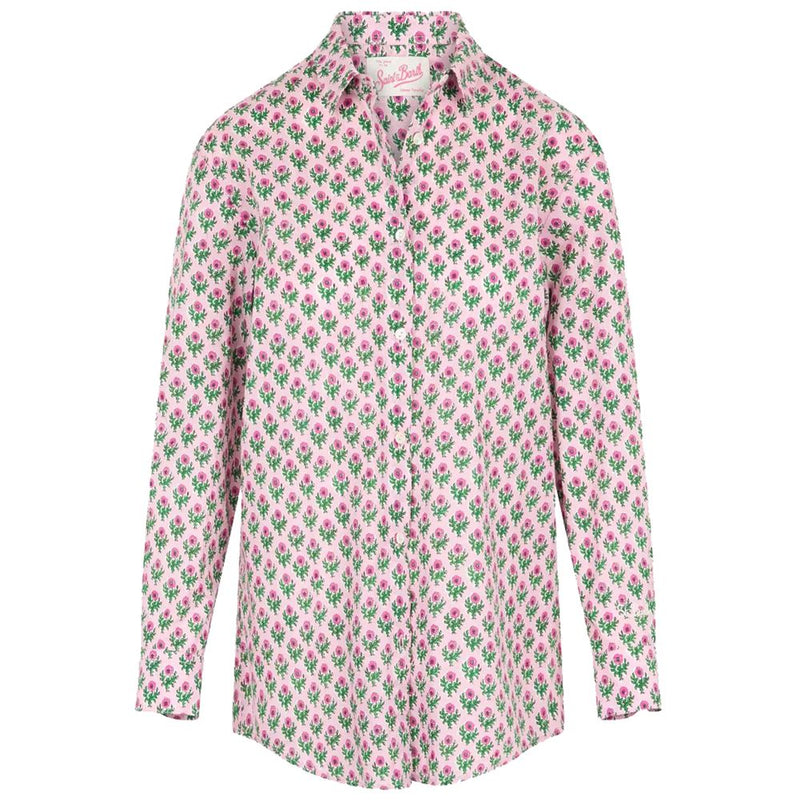 Pink Cotton Shirt MC2 Saint Barth