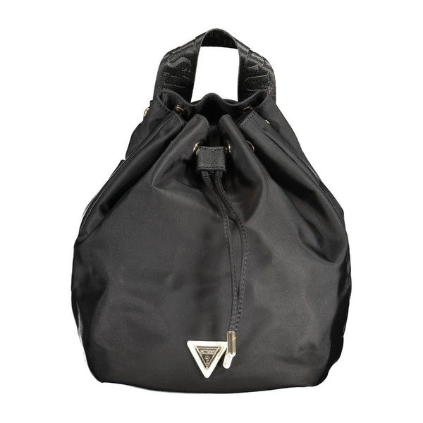 Black Polyethylene Backpack Guess Jeans