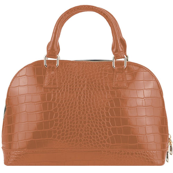 Brown Polyethylene Handbag CRISTINAEFFE