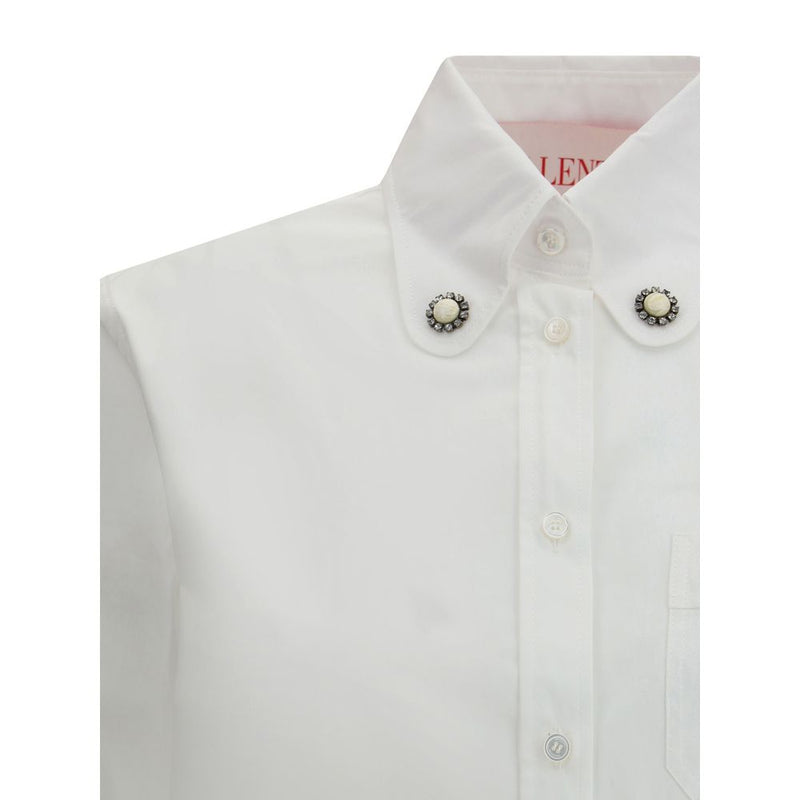 Classic collar embellished Valentino's Shirt Valentino Pap