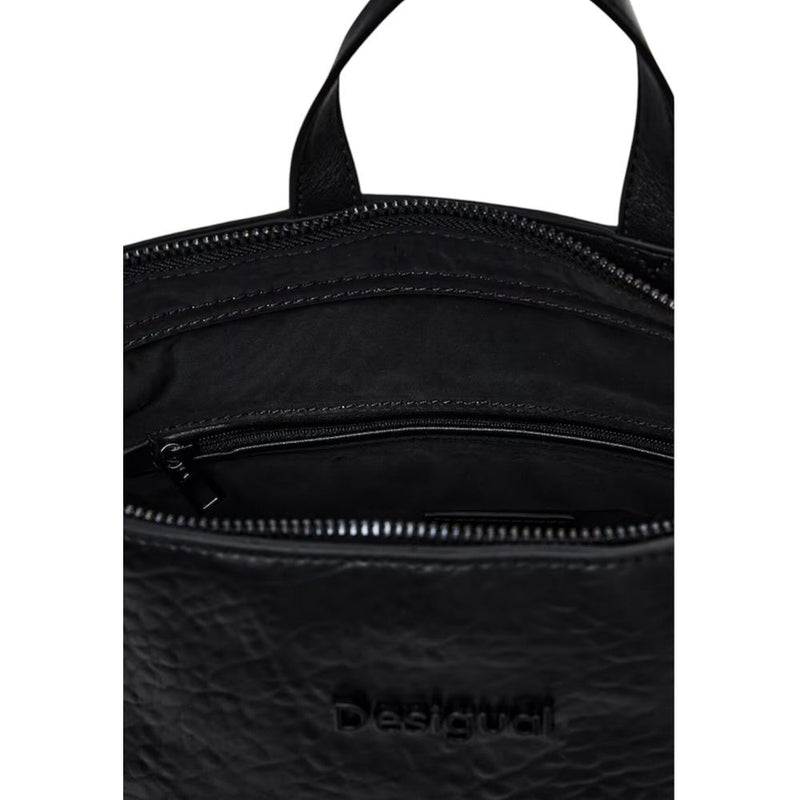 Black Polyethylene Backpack Desigual