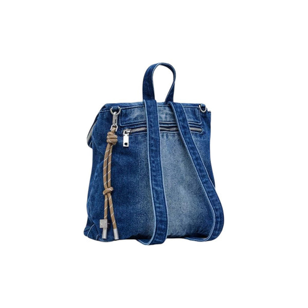 Blue Polyethylene Backpack Desigual