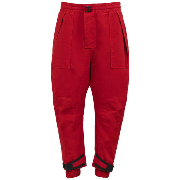 Red Polyamide Jeans & Pant Dolce & Gabbana