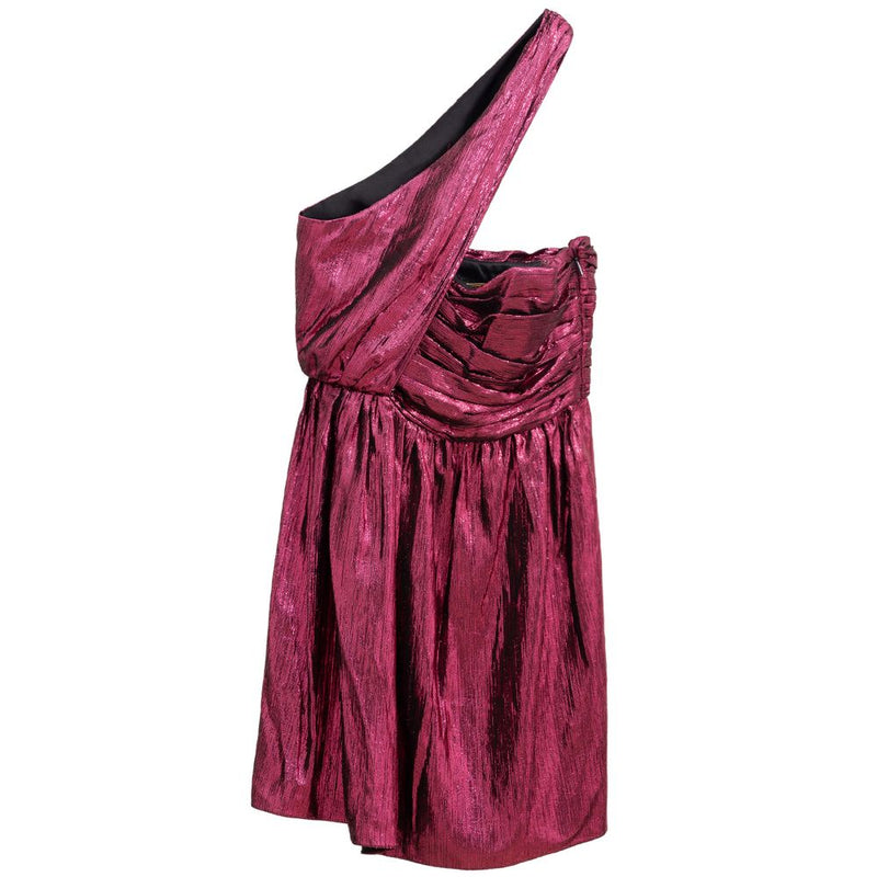 Fuchsia Viscose Dress Saint Laurent