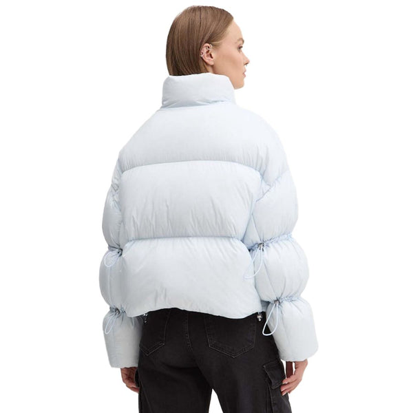 Light Blue Nylon Jackets & Coat Moose Knuckles