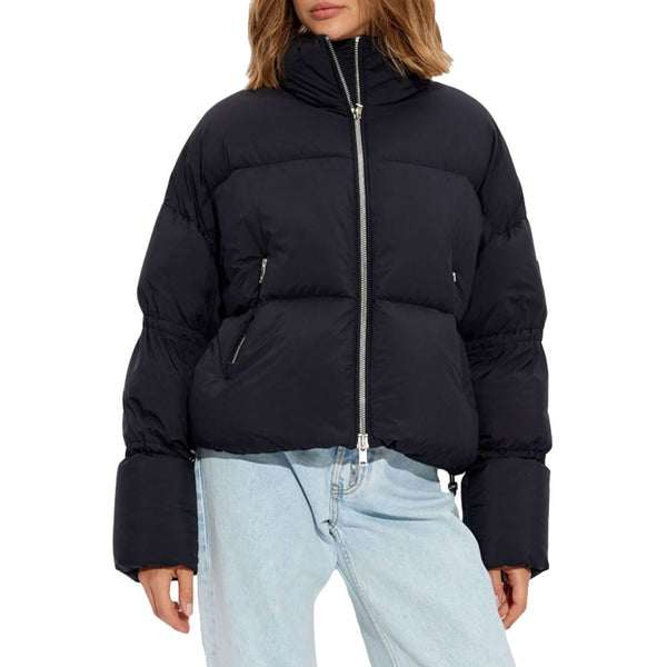 Black Nylon Jackets & Coat Moose Knuckles