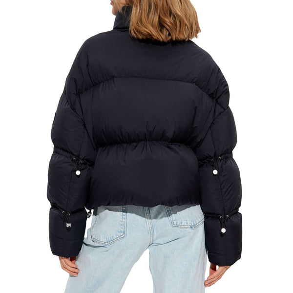 Black Nylon Jackets & Coat Moose Knuckles