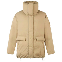 Beige Nylon Jackets & Coat Moose Knuckles