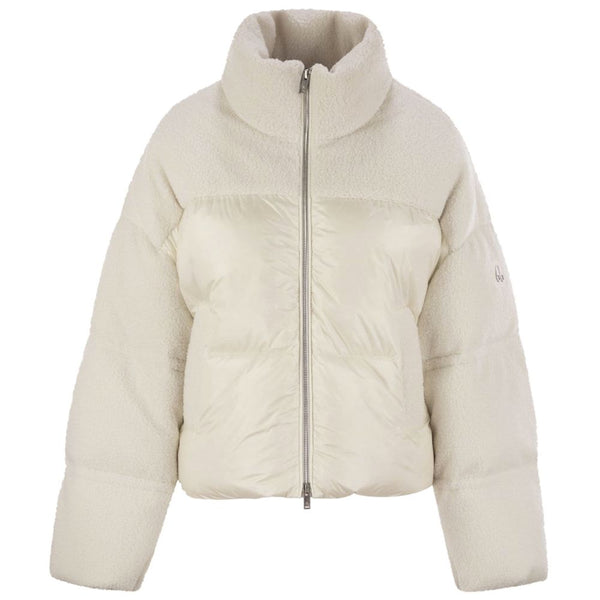 White Nylon Jackets & Coat Moose Knuckles