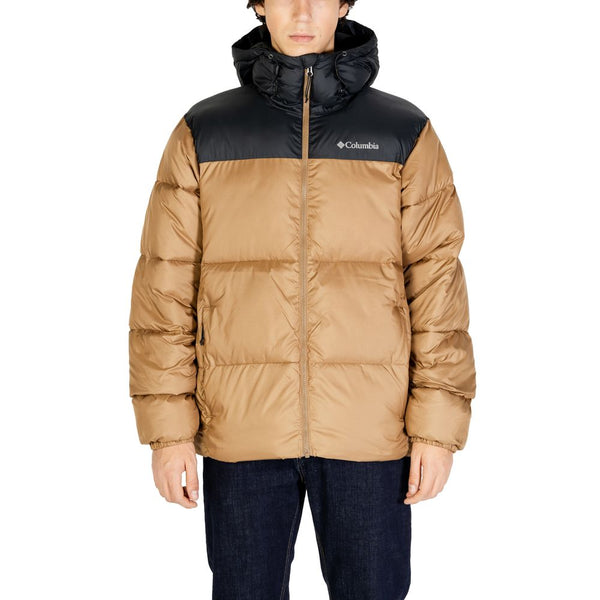 Beige Nylon Jacket Columbia