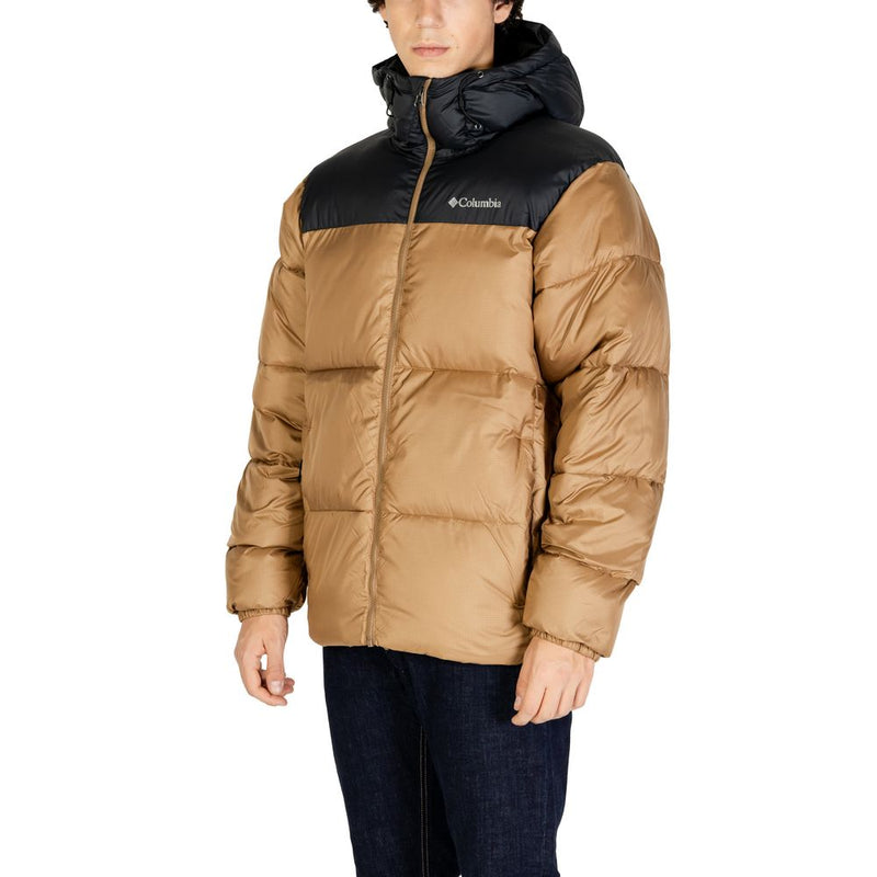 Beige Nylon Jacket Columbia
