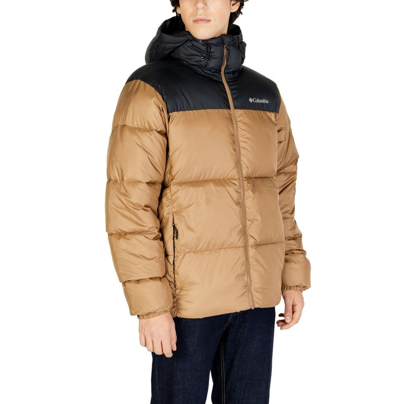 Beige Nylon Jacket Columbia
