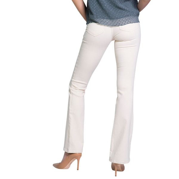 Cream Cotton Jeans & Pant Only