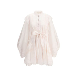 Mini Crush Lace Billow Dress Zimmermann