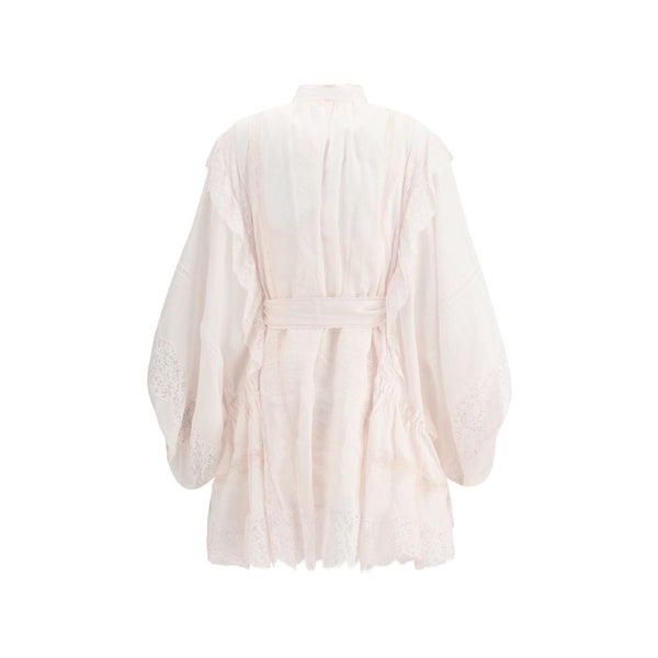 Mini Crush Lace Billow Dress Zimmermann