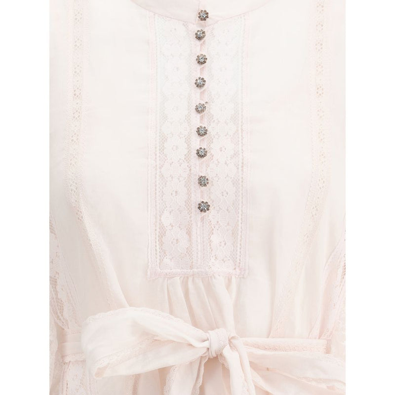 Mini Crush Lace Billow Dress Zimmermann