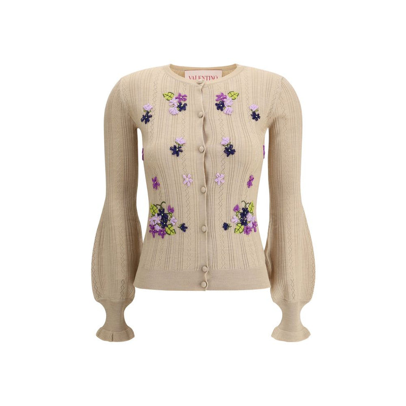 Embroidered flower Cardigan Valentino Pap