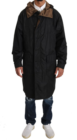 Elegant Reversible Hooded Raincoat Dolce & Gabbana