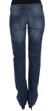 Chic Boot Cut Blue Wash Denim Cavalli