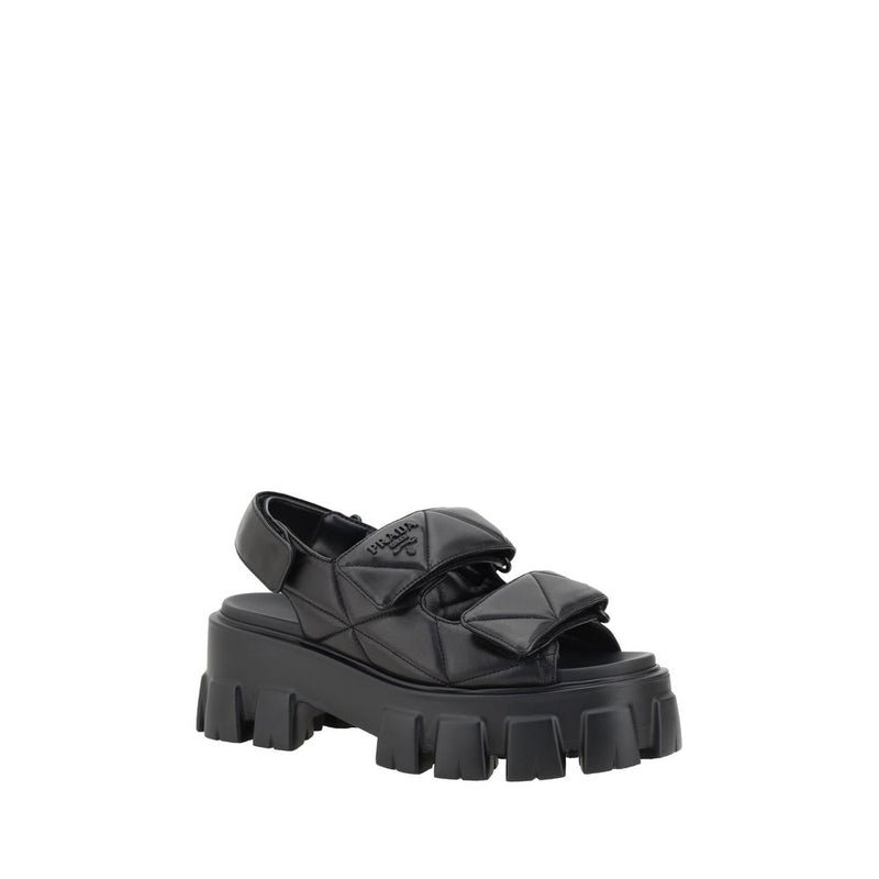 Sandals with lug sole Prada