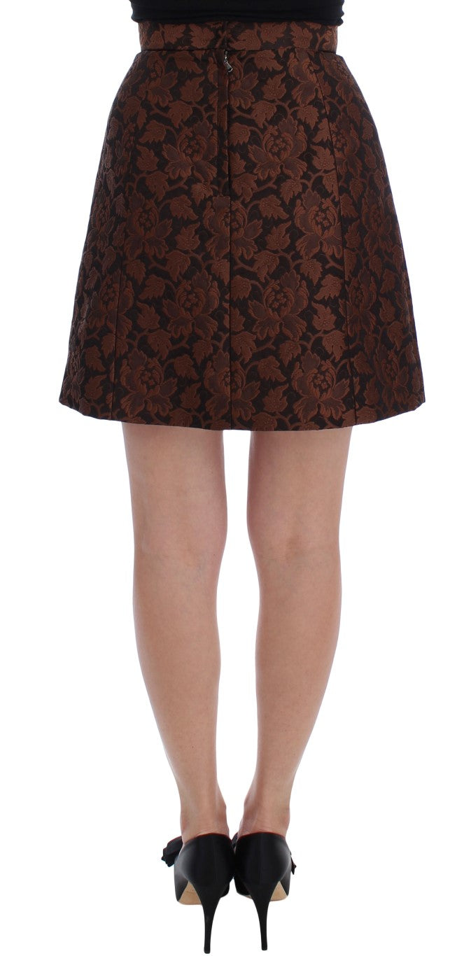 Elegant Brocade Bubble Skirt Dolce & Gabbana