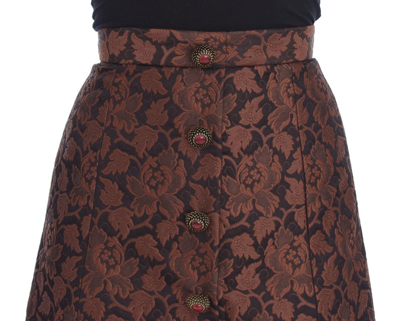 Elegant Brocade Bubble Skirt Dolce & Gabbana