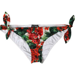 Multicolor Geranium Swim Bottom Beachwear Bikini Dolce & Gabbana