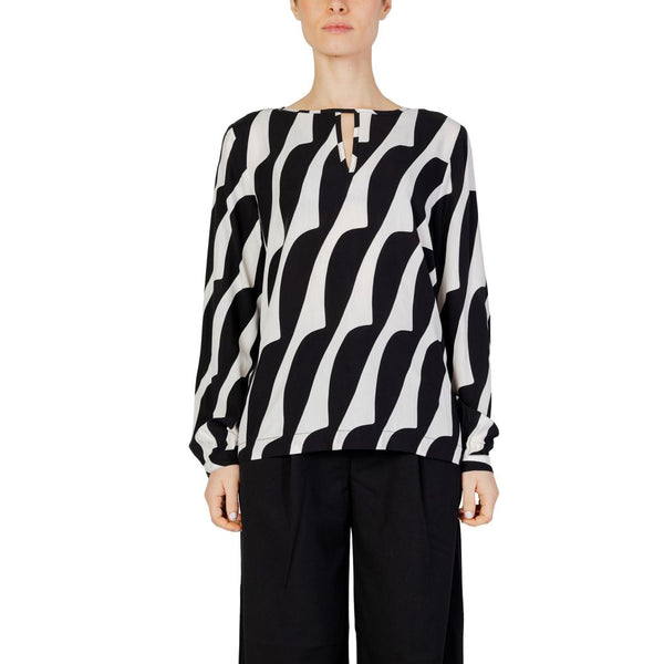 Black Viscose Blouse Street One