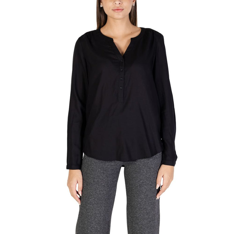 Black Viscose Shirt Street One