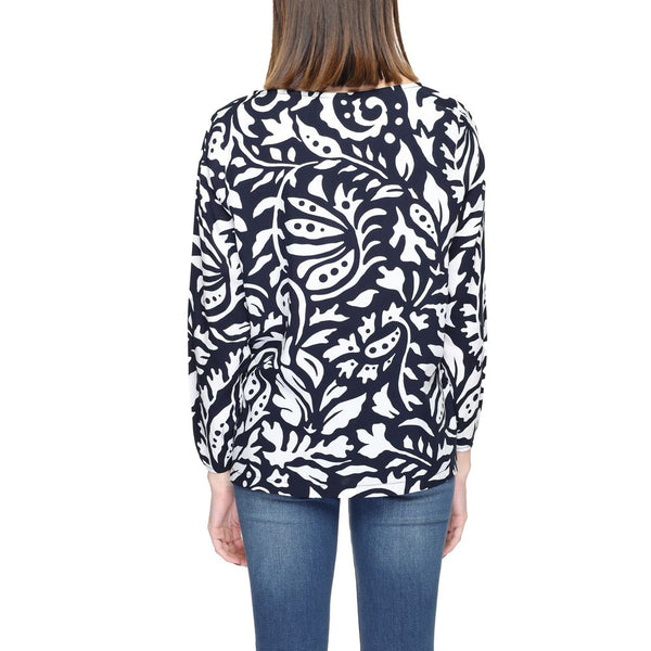 Blue Viscose Blouse Street One