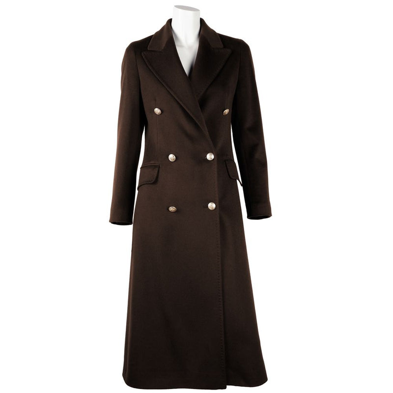 Blue Wool Women Coat