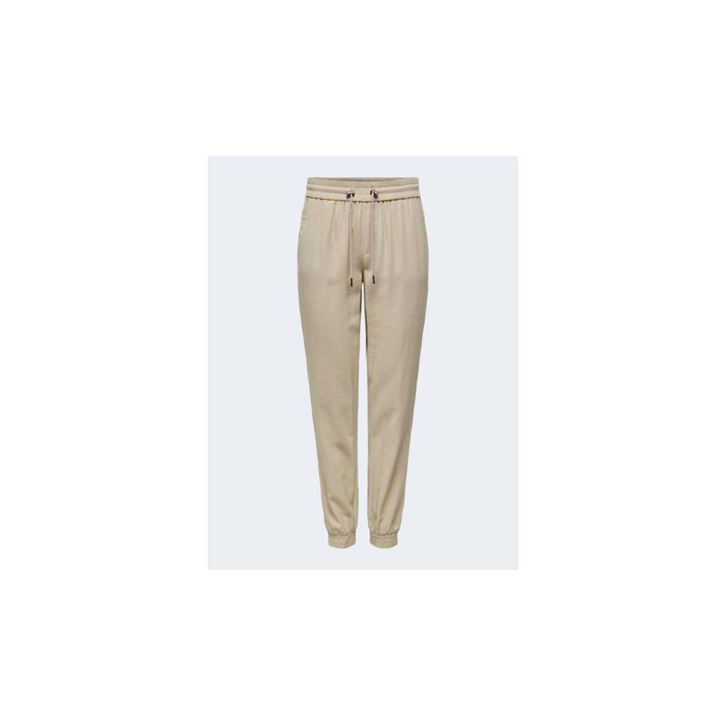 Beige Viscose Jeans & Pant