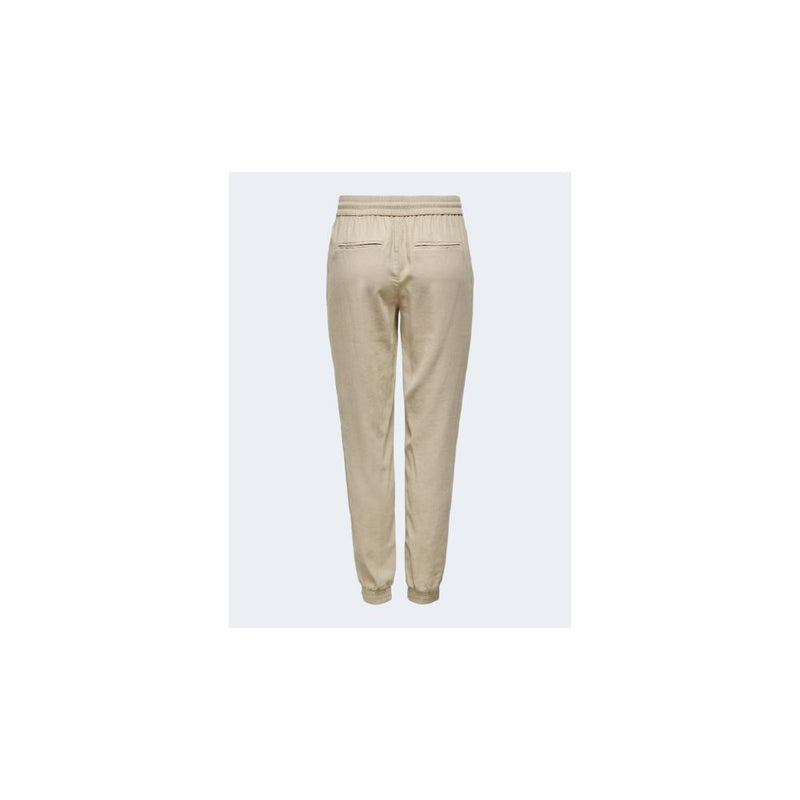 Beige Viscose Jeans & Pant