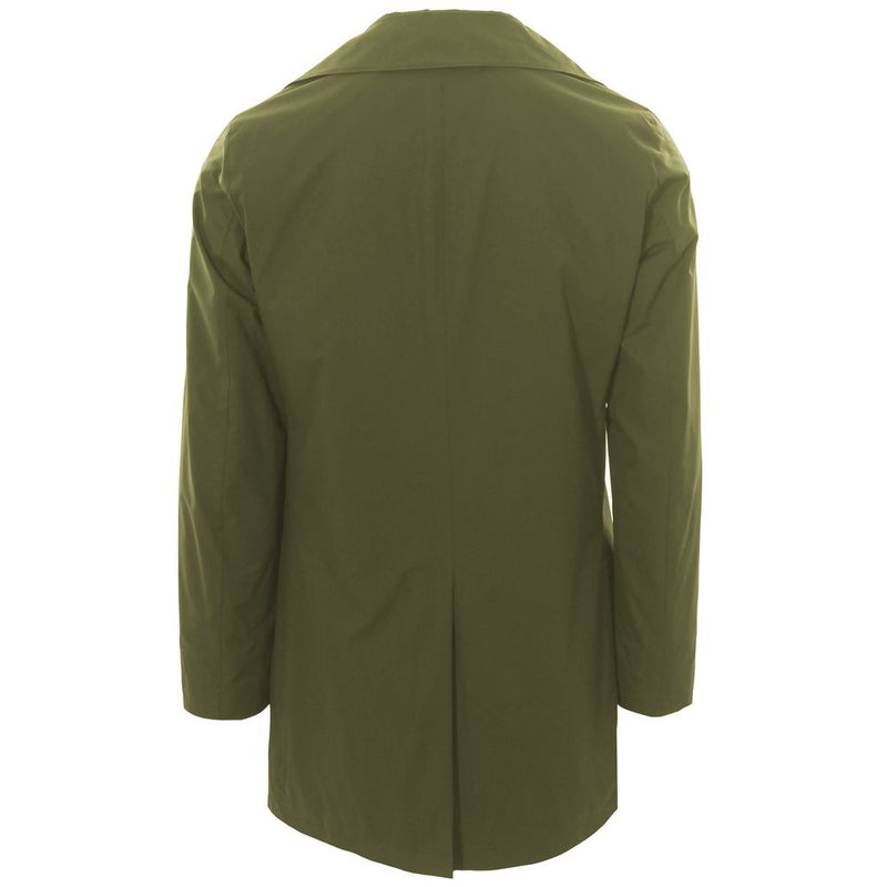 Green Recycled Polyester Men Jacket