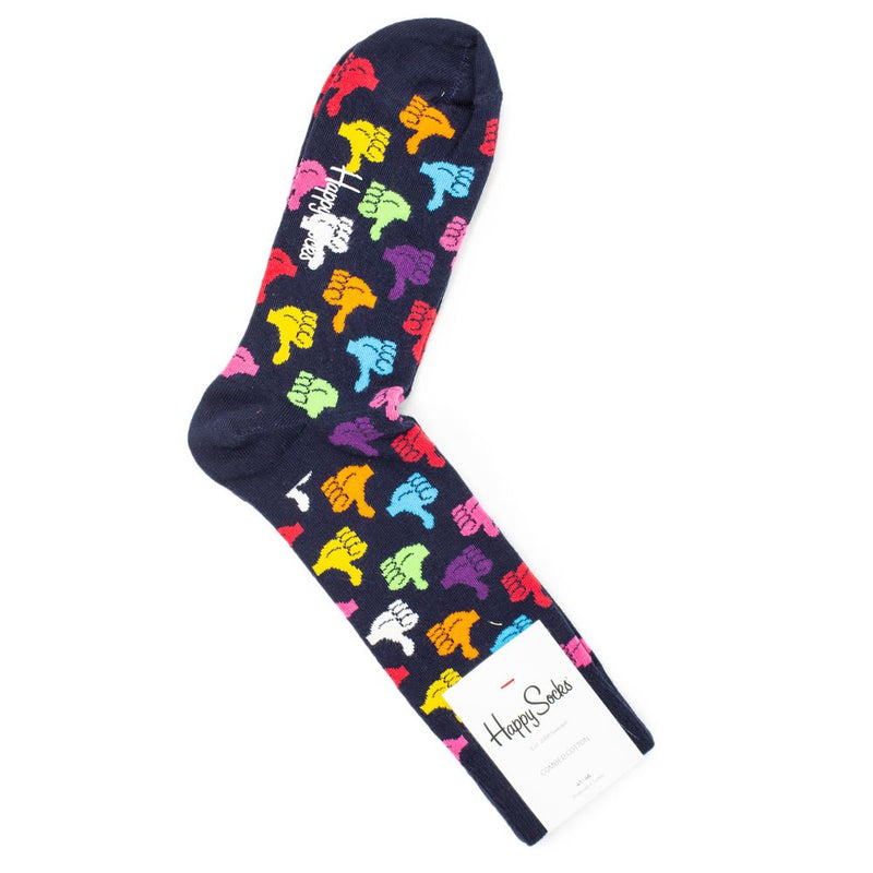Black Cotton Sock Happy Socks