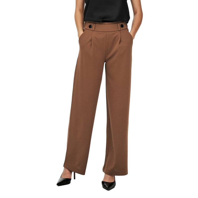 Brown Polyester Pant