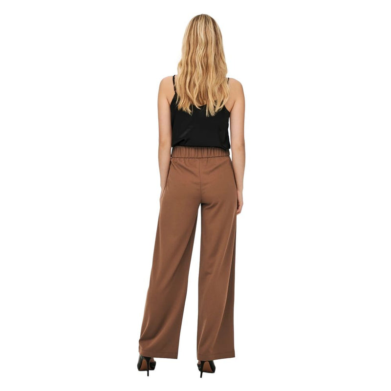 Brown Polyester Pant