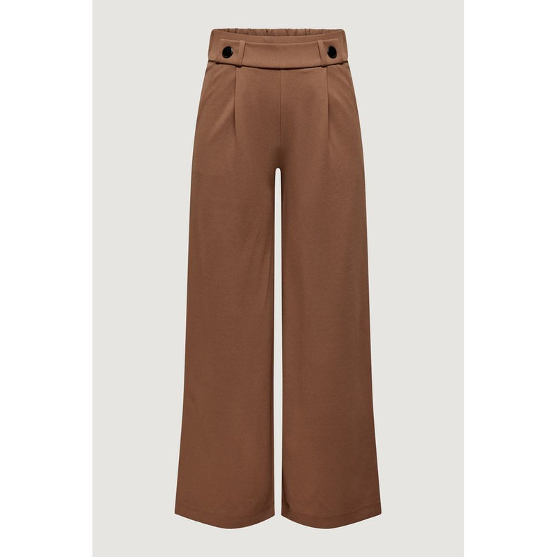 Brown Polyester Pant