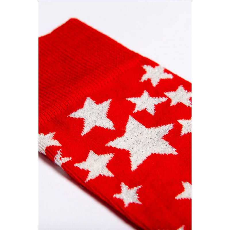 Red Cotton Tights & Sock Happy Socks