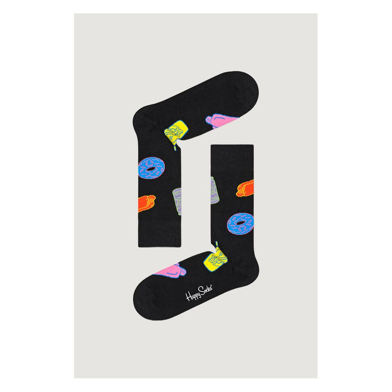 Black Cotton Tights & Sock Happy Socks