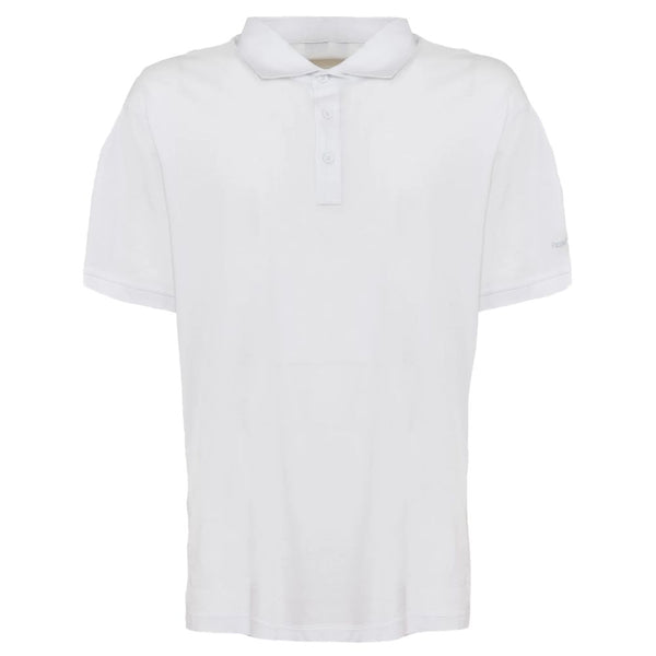 White Cotton Polo Shirt
