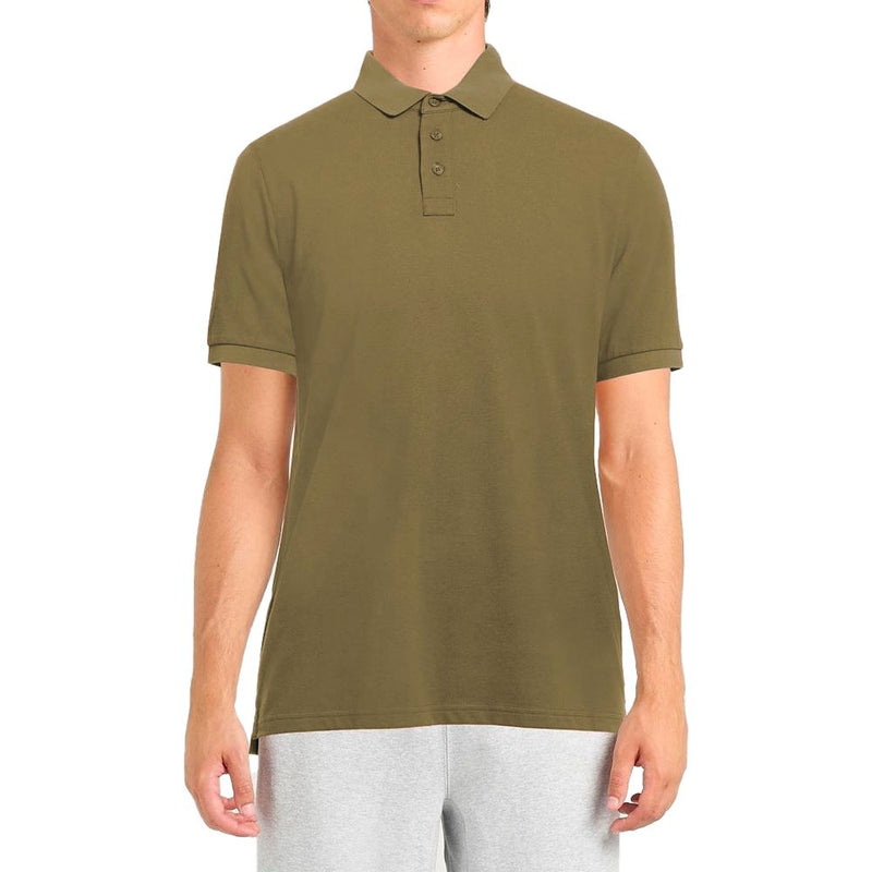 Green Cotton Polo Shirt