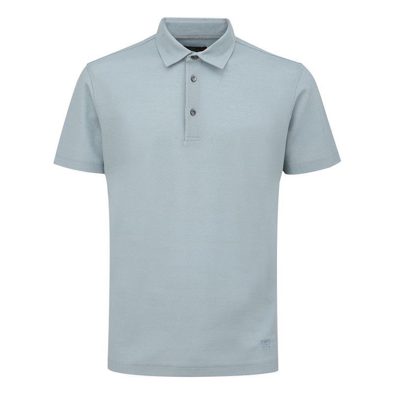 Light Blue Cotton Polo Shirt