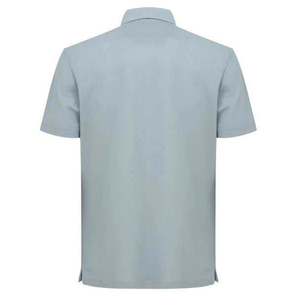 Light Blue Cotton Polo Shirt