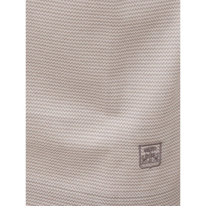 White Cotton Polo Shirt