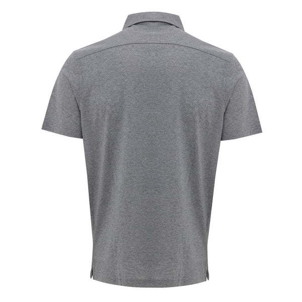 Gray Cotton Polo Shirt