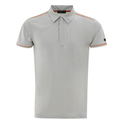 Gray Polyamide Polo Shirt