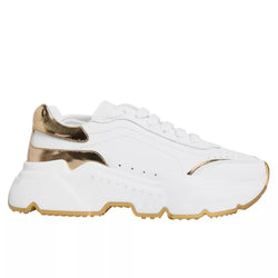 White Gold Daymaster Low Top Sneakers Shoes