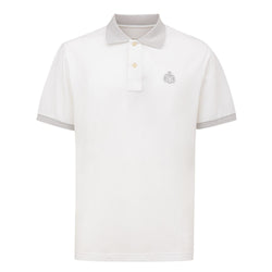 White Cotton Polo Shirt